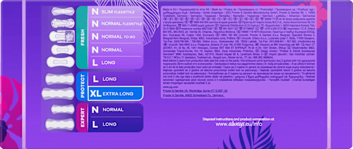 Slipeinlagen Daily Protect Extra Long mit Frischeduft, Big Pack always