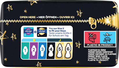 Binden Ultra Secure Night Extra mit Flügeln 5 Gigapack always