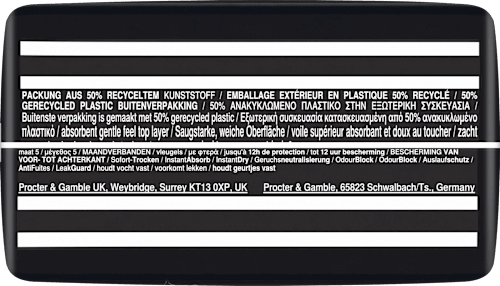 Binden Ultra Secure Night Extra mit Flügeln 5 Gigapack always