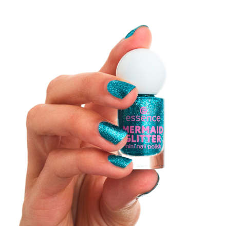 mini lak na nehty 07 Mermaid Glitter essence