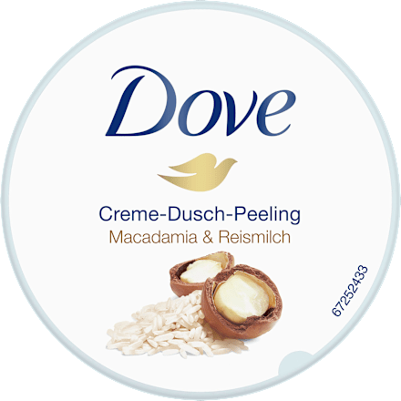 Körperpeeling Macadamia & Reismilch Dove