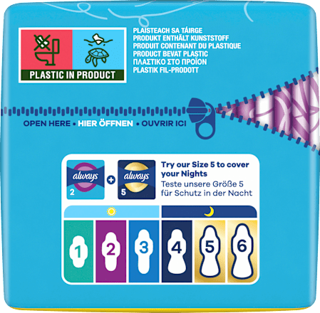 Binden Ultra Day 2 Long mit Flügeln Giga Pack always