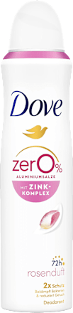 Deospray Zink-Komplex und Rosenduft Dove