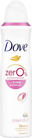 Deospray Zink-Komplex und Rosenduft Dove