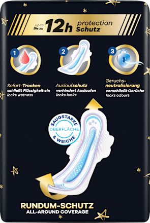 Ultra Secure Night Extra Binden mit Flügeln 5 always