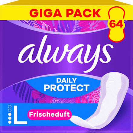 Slipeinlagen Daily Protect Long Giga Pack always