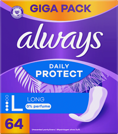 Slipeinlagen Daily Extra Protect Large Giga Pack always
