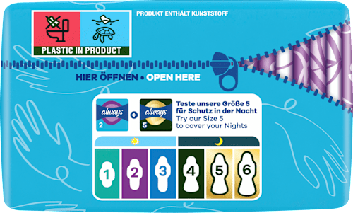 Ultra-Binden Day Long 2 mit Flügeln, Big Pack always