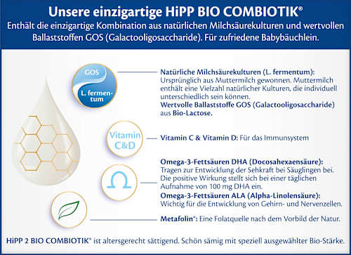 Folgemilch 2 Combiotik nach dem 6. Monat HiPP