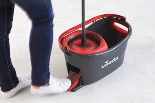 Zestaw mop obrotowy+wkład+wiadro, Turbo Vileda