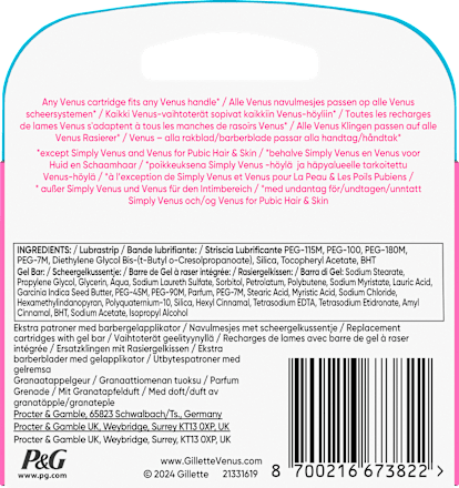 Rasierklingen, Comfortglide Tropical  Gillette Venus