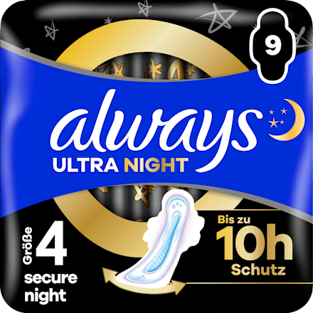 Ultra Secure Night Binden mit Flügeln always