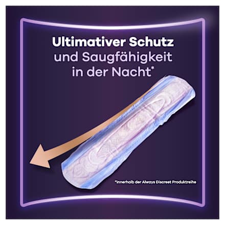 discreet Einlagen Inkontinenz Ultimate Nacht  always