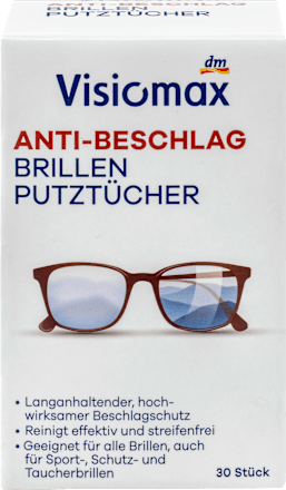 Brillenputztücher Anti-Beschlag  VISIOMAX
