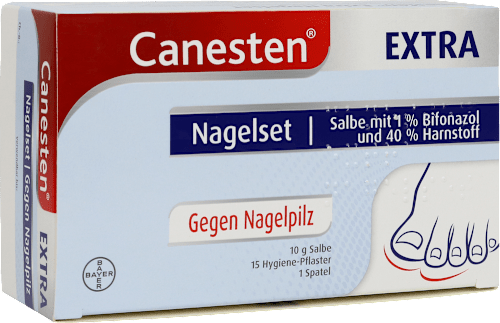 Canesten Extra Nagelset Salbe mit 1% Bifonazol /40% Harnstoff  Canesten