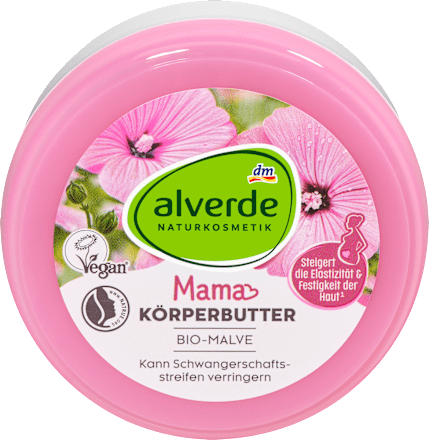 Telové maslo s bio slezom Mama alverde NATURKOSMETIK