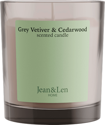 Duftkerze Grey Vetiver & Cedarwood Jean&Len