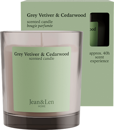 Duftkerze Grey Vetiver & Cedarwood Jean&Len