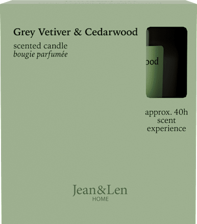 Duftkerze Grey Vetiver & Cedarwood Jean&Len