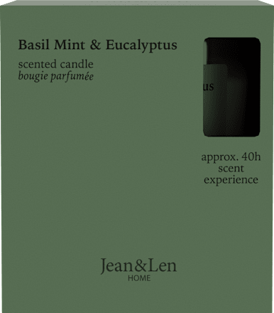 Duftkerze Basil Mint & Eucalyptus Jean&Len