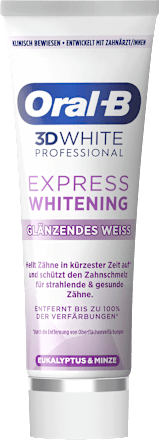 Zahnpasta 3D White Professional Express Whitening glänzendes Weiss Oral-B
