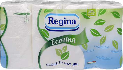 Ecoring toalettpapír, 8 tekercs, 2 rétegű Regina