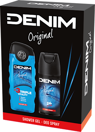 Set gel de duș + deodorant Denim