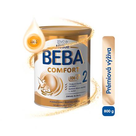 pokračovací mléčná kojenecká výživa 2 Comfort 5HMO 6m BEBA