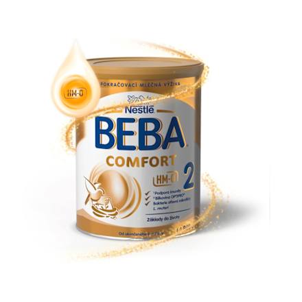 pokračovací mléčná kojenecká výživa 2 Comfort 5HMO 6m BEBA