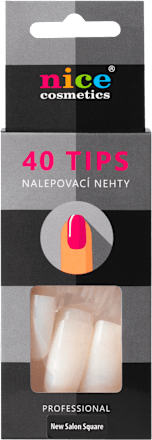 nalepovací nehty New Salon Square nice cosmetics
