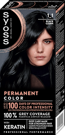 Farba do włosów 1_1 Czerń Syoss
