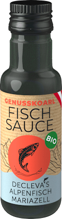 Gewürzsoße Bio Fischsoße Decleva's Alpenfisch Mariazell GENUSSKOARL
