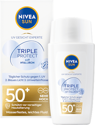 Sonnenfluid Gesicht, triple protect, LSF 50+ NIVEA SUN