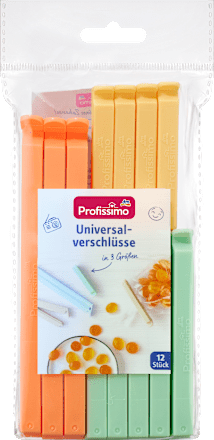 Universalverschlüsse in 3 Größen Profissimo