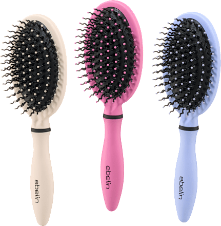 Hajbontókefe hullámos tüskékkel, többféle ebelin