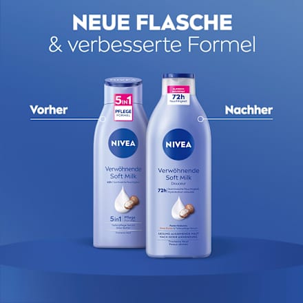 Körpermilch verwöhnende Soft Milk NIVEA