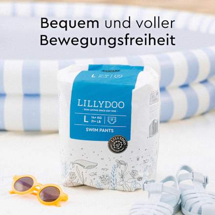 Schwimmwindeln Gr. L (14+ kg) Lillydoo