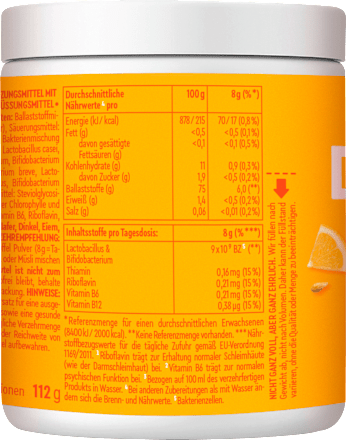 Daily Gut Darm Pulver Zitrone-Minz Geschmack BRAINEFFECT