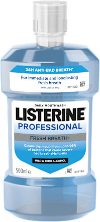 Ústna voda Professional Fresh Breath  Listerine