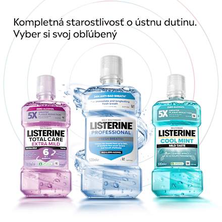 Ústna voda Professional Fresh Breath  Listerine