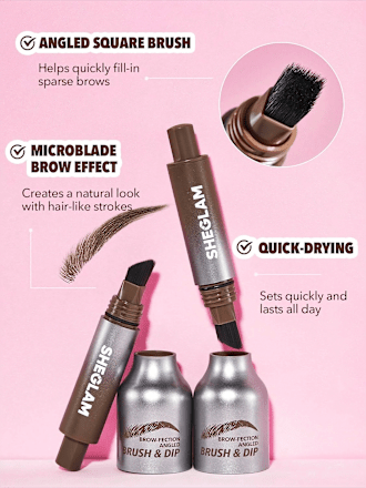 Augenbrauenstift Brow-Fection Angled Brush & Dip Chocolate SHEGLAM