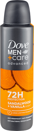 advanced 72H PROTECTION antiperspirant sprej - SANDALWOOD + VANILLA Dove MEN+CARE