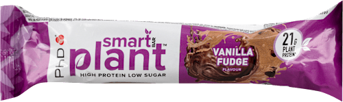 smart plant protein bar VANILLA FUDGE Proteinska čokoladica, sadrži zaslađivač PhD