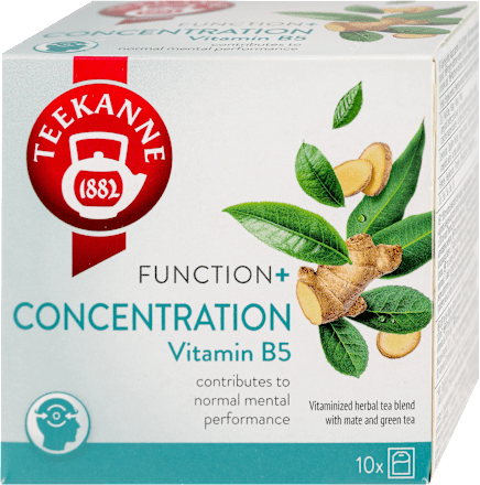 CONCETRATION Vitamin B5 čaj za koncentraciju, 10 kesica TEEKANNE