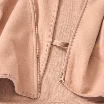 Fleecejacke mit Kapuze, braun, Gr. 74/80 ALANA