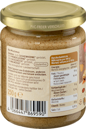 Pasta zo 4 druhov orechov dmBio