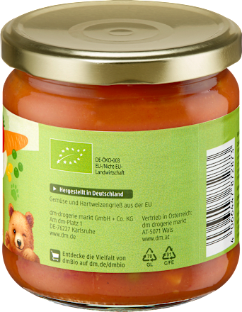 Mâncare de legume cu paste dmBio