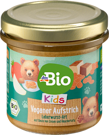 EKO veganska jetrena pašteta od dimljenog tofua i crvene leće Kids, 3+ god. dmBio