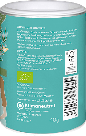 Schwangerschaftstee Mama Kräuter, lose  Mabyen
