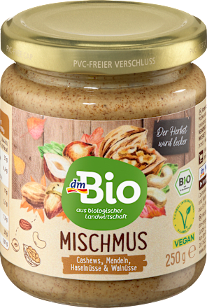 Mischmus aus vier Nusssorten dmBio